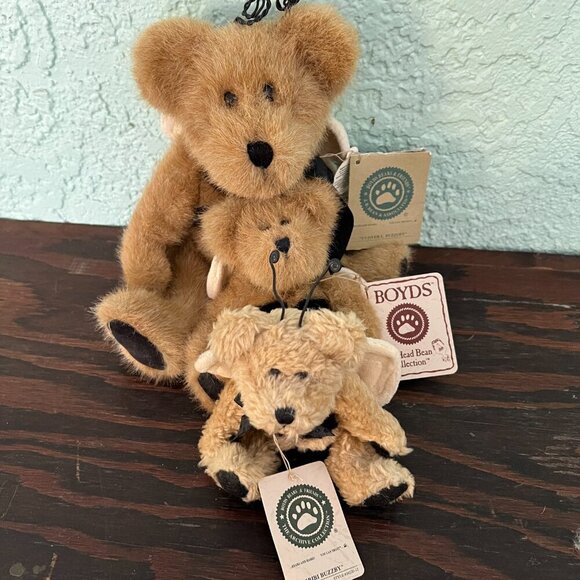RETIRED - Boyds Bears Bumblebee Trio – Clover, Bibi, & Dingle - Picture 16 of 16